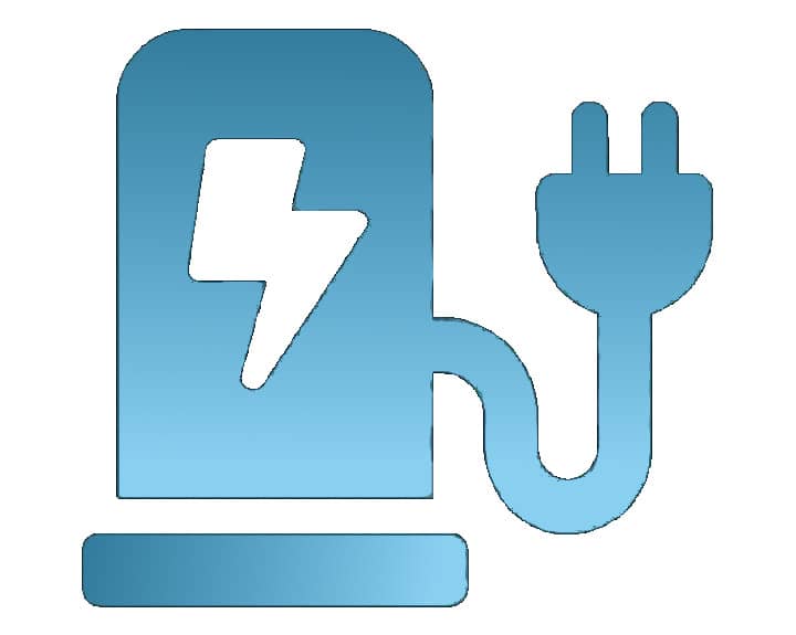 ev charging symbol x